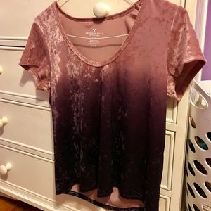 American Eagle Velvet Tee Shirt